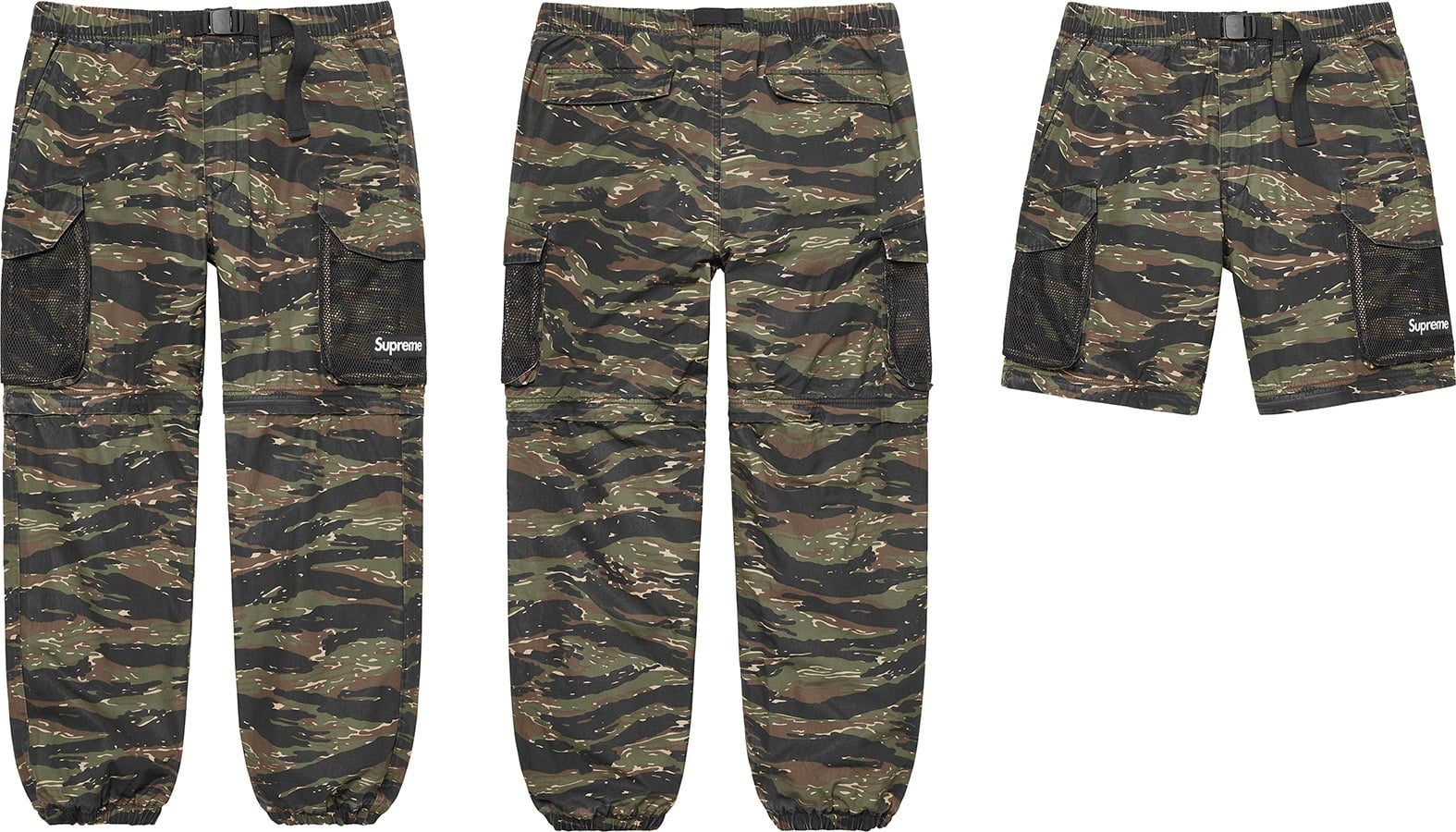 Mesh Pocket Belted Cargo Pant view 16